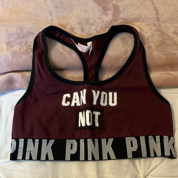 PINK Victoria's Secret Other - Can You Not sports bra- donated